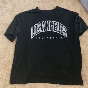Black Los Angeles t shirt